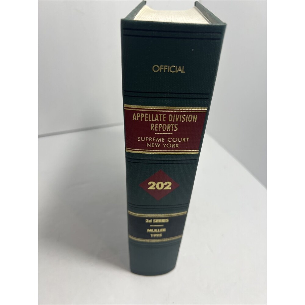 Appellate Division Reports Supreme Court NY 2d Series Muller 1995-202